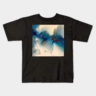 Blues Abstract Kids T-Shirt